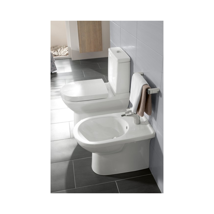 Villeroy & Boch 5788S101 - Splachovacia kombinovaná WC nádrž O.NOVO zadný/bočný prívod biela