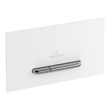Villeroy & Boch 92216168 - Splachovacie tlačidlo VICONNECT biela/lesklý chróm