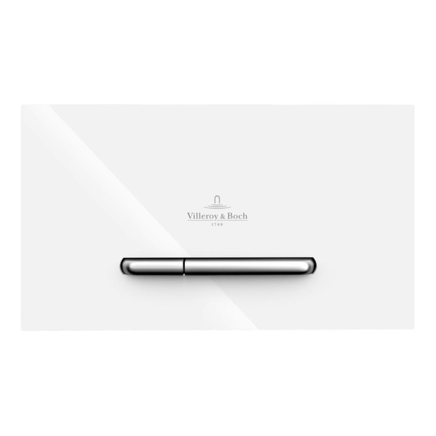 Villeroy & Boch 922169N5 - Splachovacie tlačidlo VICONNECT biela/matný chróm