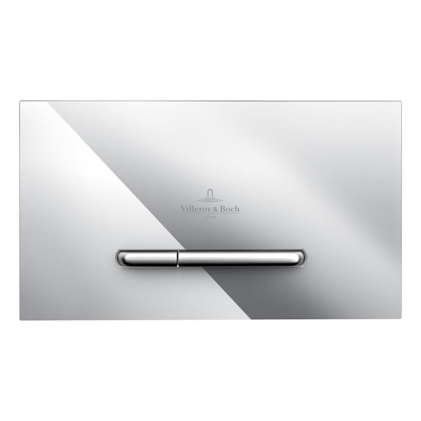 Villeroy & Boch 92218061 - Splachovacie tlačidlo VICONNECT lesklý chróm