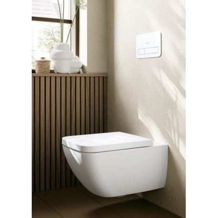 Villeroy & Boch 922400RE - splachovacie tlačidlo VICONNECT, lesklé biele