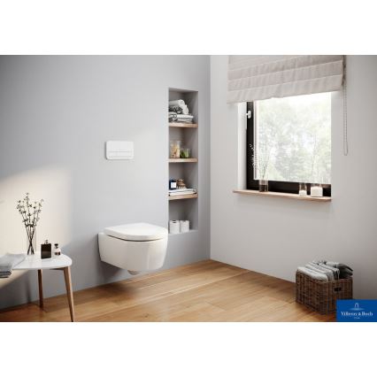 Villeroy & Boch 92249068 - Splachovacie tlačidlo VICONNECT biele