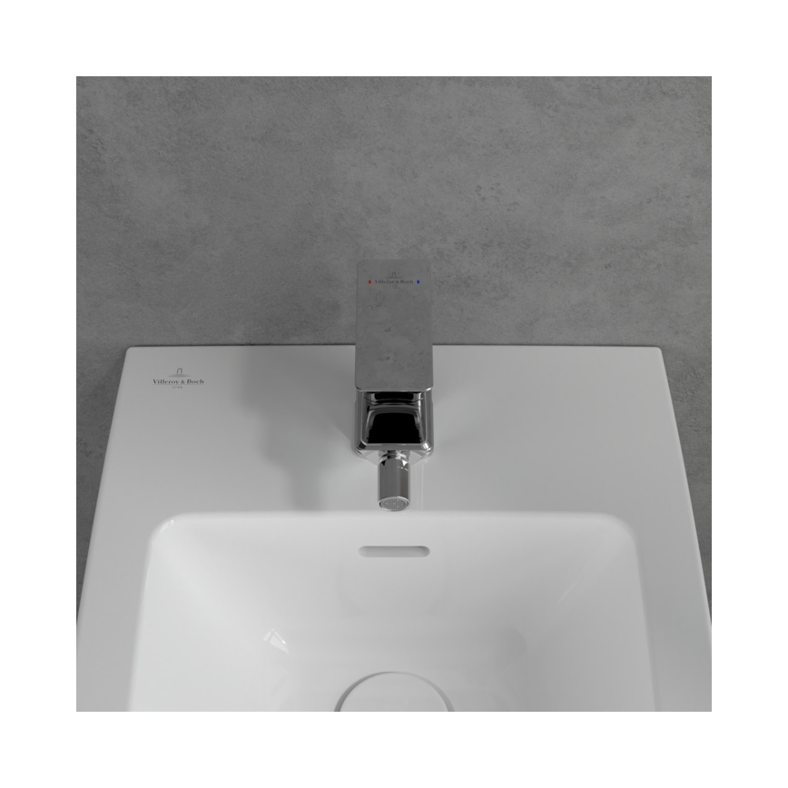 Villeroy & Boch TVB11200100061 - Bidetová batéria + vypúšťací ventil SUBWAY 3.0 lesklý chróm
