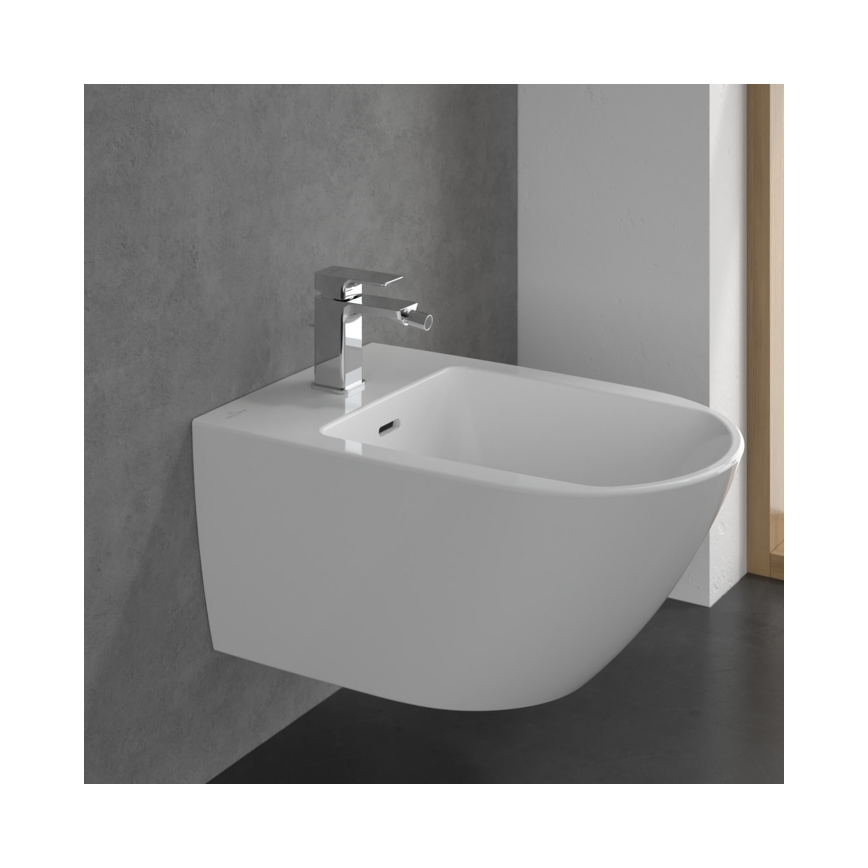 Villeroy & Boch TVB11200100061 - Bidetová batéria + vypúšťací ventil SUBWAY 3.0 lesklý chróm