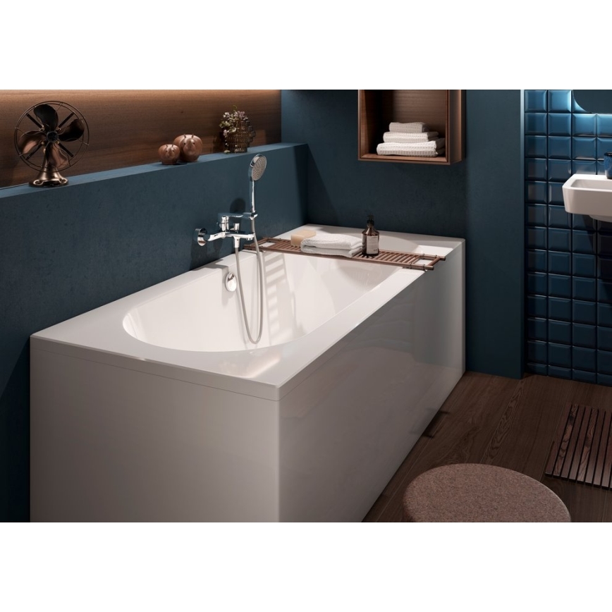Villeroy & Boch TVT10400100061 - Vaňová batéria O.NOVO lesklý chróm