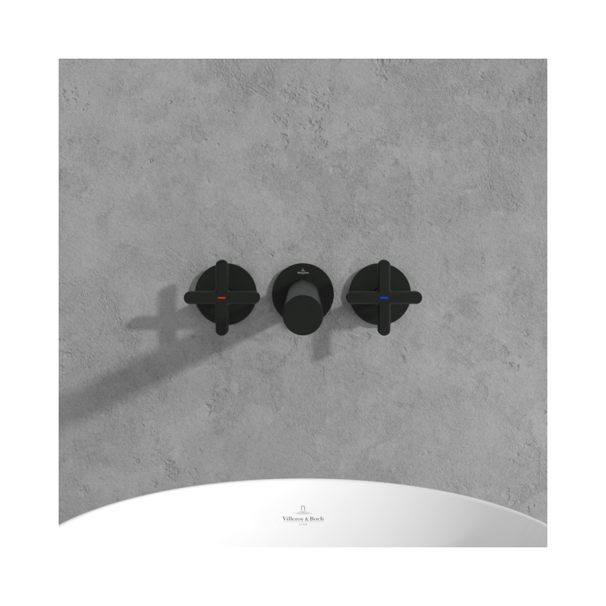 Villeroy & Boch TVZ106012000K5 - Umývadlová batéria LOOP&FRIENDS matná čierna