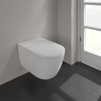 Villeroy & Boch V0E100R1 - Závesný bidet so sedátkom SoftClose VICLEAN keramika/biela +diaľkové ovládanie