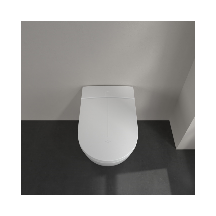Villeroy & Boch V0E100R1 - Závesný bidet so sedátkom SoftClose VICLEAN keramika/biela +diaľkové ovládanie