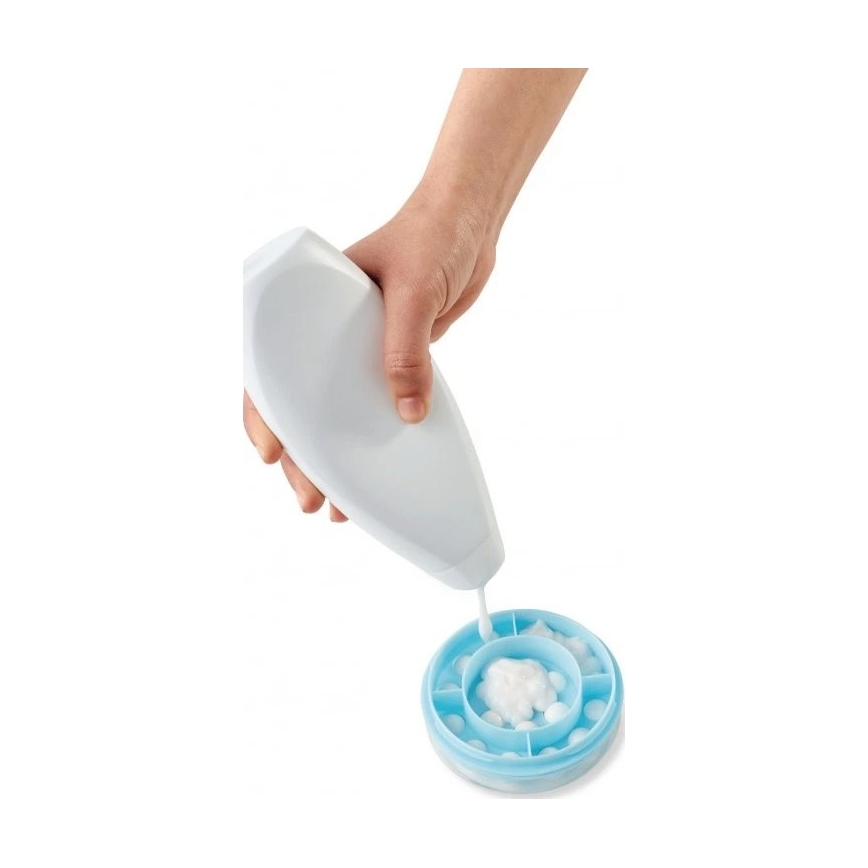 Vitility - Aplikátor sprchového gélu/telového mlieka biela/modrá