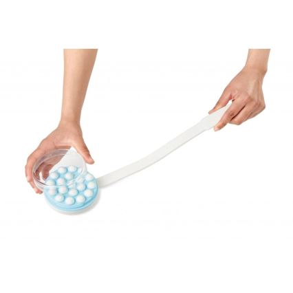 Vitility - Aplikátor sprchového gélu/telového mlieka biela/modrá