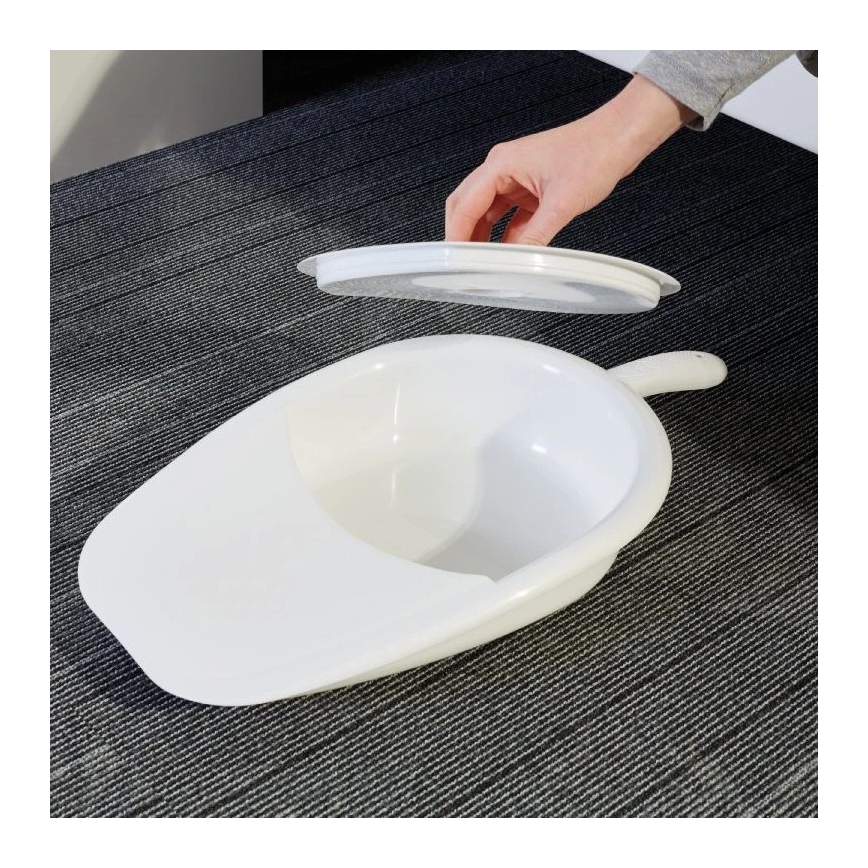 Vitility - Nočník do postele s vekom biely