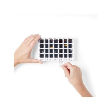 Vitility - Týždenný dávkovač liekov biely/čierny