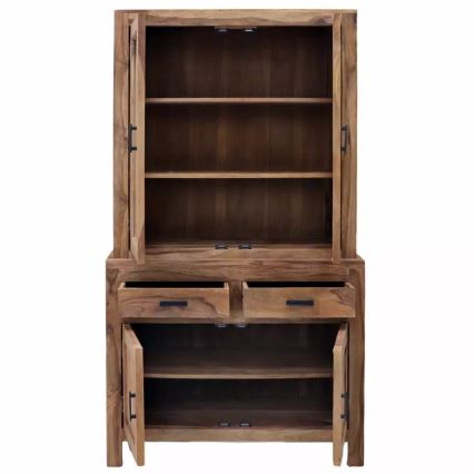 Vitrína RAMI 180x100 cm masív/palisander