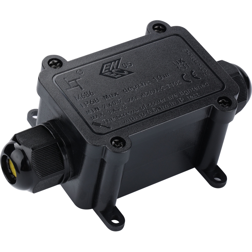 Vodeodolná prepojovacia krabička 24A/230V IP68
