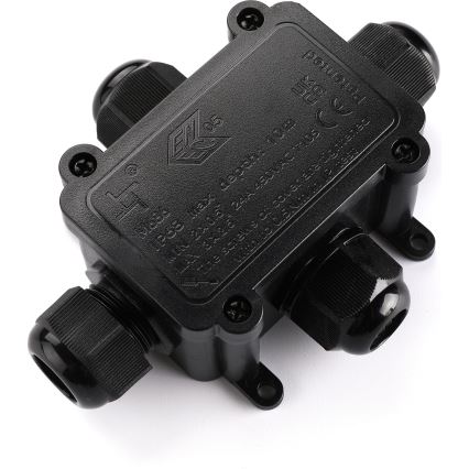 Vodeodolná prepojovacia krabička 24A/230V IP68