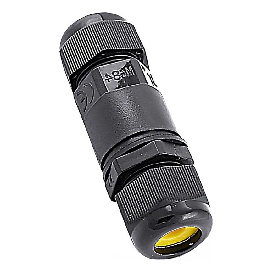 Vodeodolný prepojovací konektor IP68 čierna