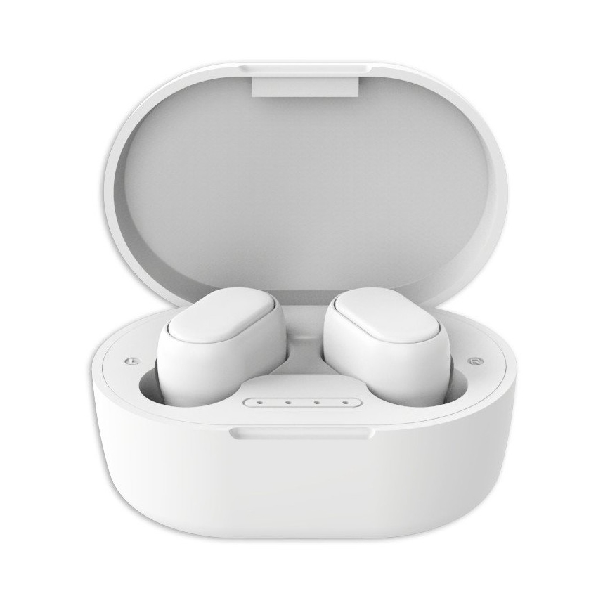 Vodotesné bezdrôtové slúchadlá Bluetooth biela