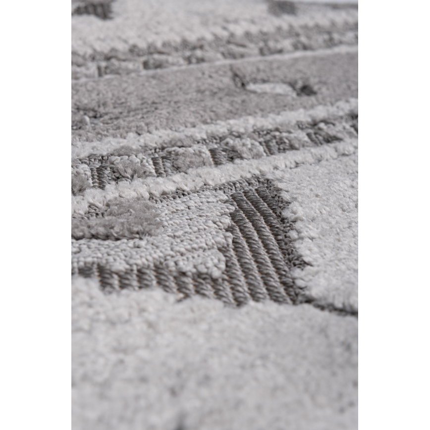 Vonkajší koberec CHIARA 120 cm sivý