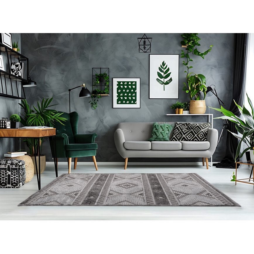 Vonkajší koberec CHIARA 160x230 cm sivý