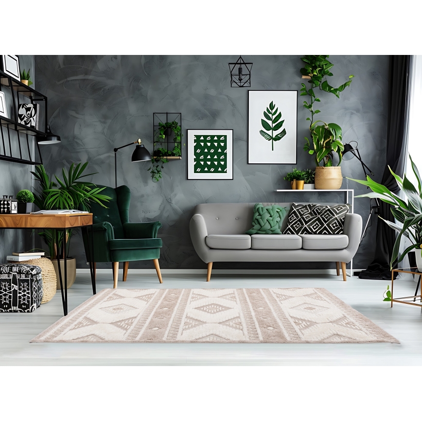 Vonkajší koberec CHIARA 80 × 150 cm béžový