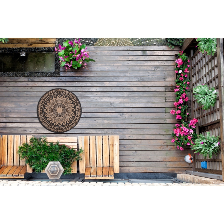 Vonkajší koberec DELMAR 80 cm hnedá/béžová