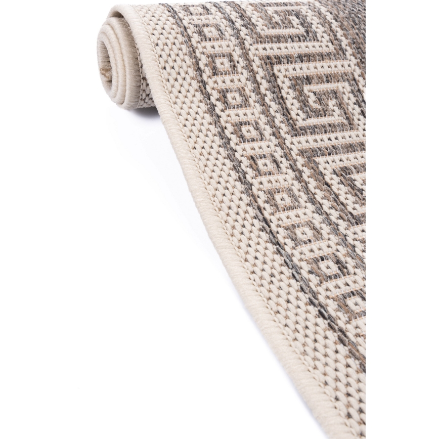 Vonkajší koberec EXPRESS NEW OUTDOOR 120x160 cm sivá/béžová