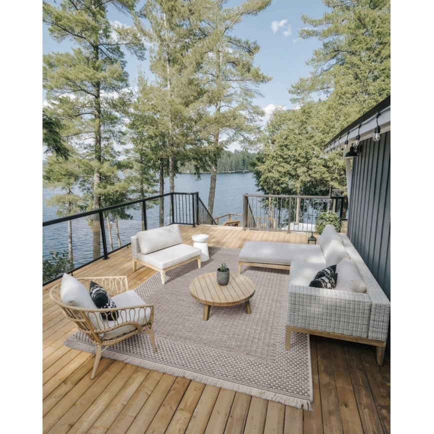 Vonkajší koberec ORIA 120x170 cm béžový