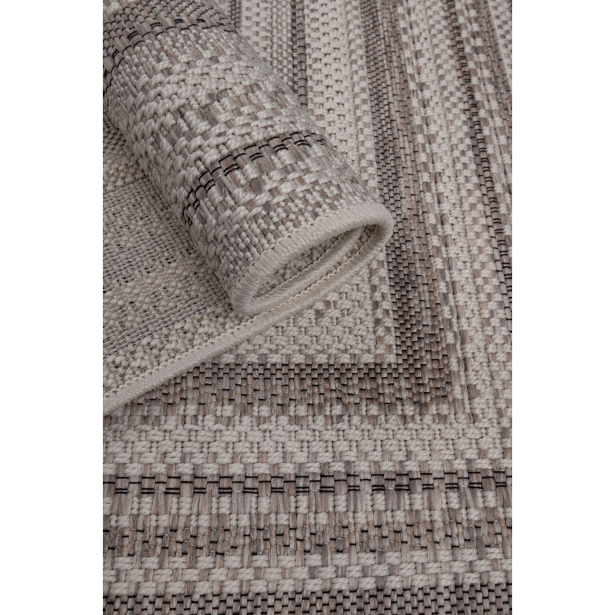 Vonkajší koberec ORIA 160x220 cm sivý