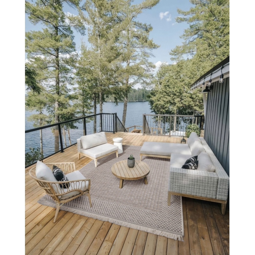 Vonkajší koberec ORIA 70x140 cm béžový