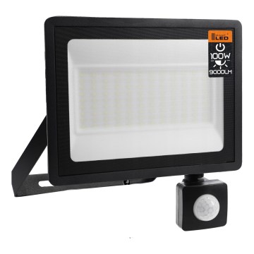 Vonkajší LED reflektor LED/100W/230V 4500K IP65 čierny