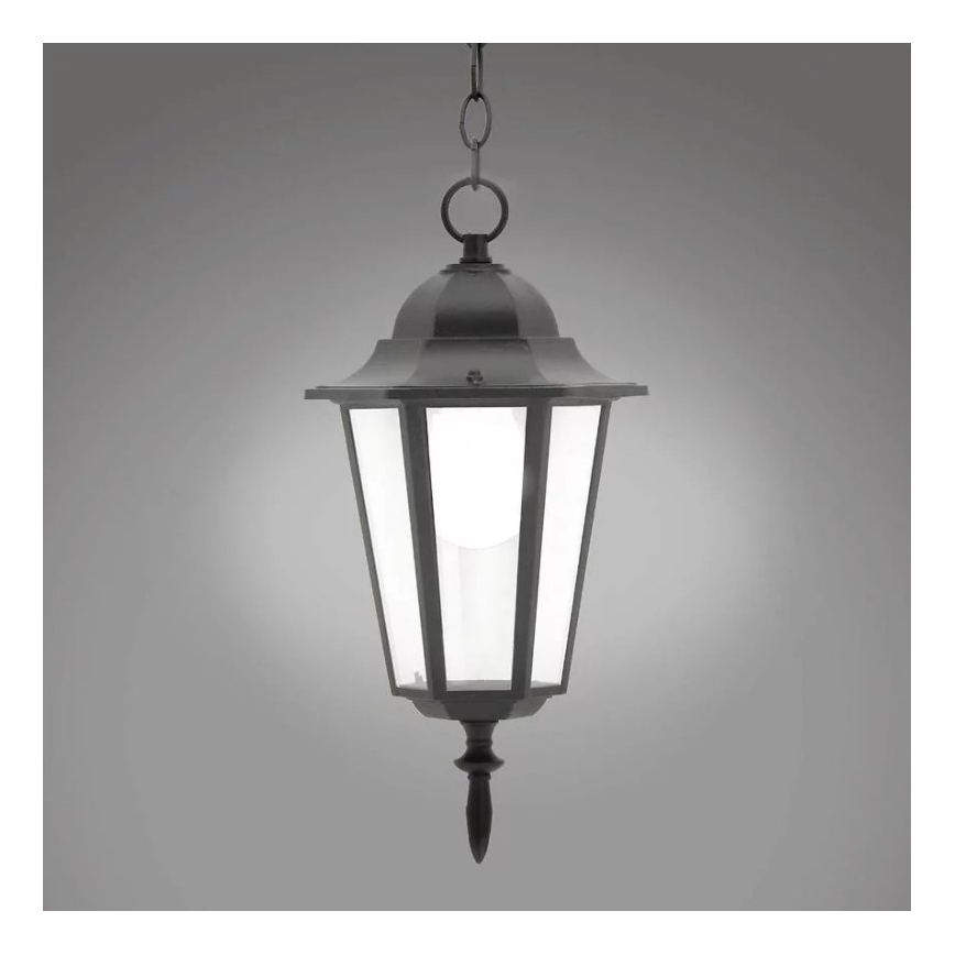 Vonkajší luster 1xE27/20W/230V IP43 čierna