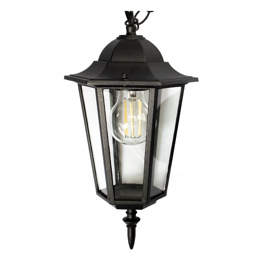 Vonkajší luster 1xE27/20W/230V IP43 čierna