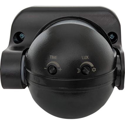 Vonkajší PIR pohybový senzor 1200W/230V IP44 čierny