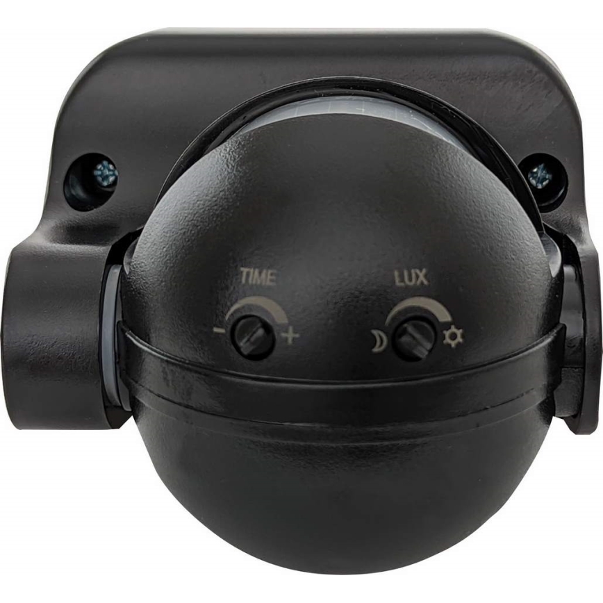 Vonkajší PIR pohybový senzor 1200W/230V IP44 čierny