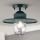 Vonkajší prisadený luster EDWARD 1xE27/60W/230V IP44 zelená