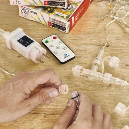 Vonkajší rozbočovací kábel pre prepojiteľné svetelné reťaze, 0,5 m, IP44