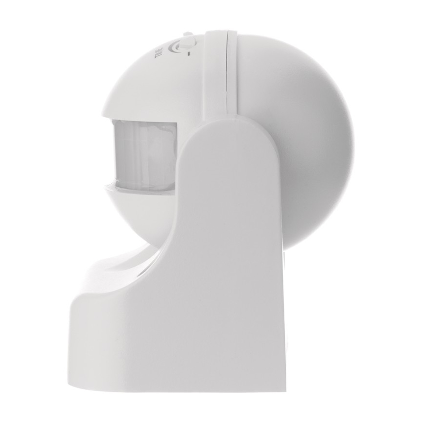 Vonkajší senzor pohybu PIR B 180° 1200W/230V IP44 biela