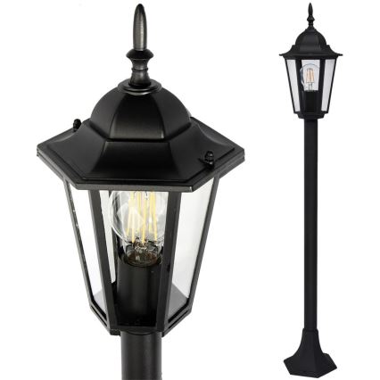 Vonkajšia lampa 1xE27/20W/230V IP43 96,5 cm čierna