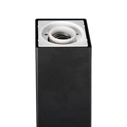 Vonkajšia lampa 1xE27/40W/230V IP44 50 cm čierna/dymová