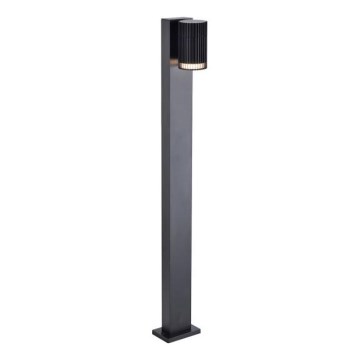 Vonkajšia lampa 1xGU10/10W/230V IP44 80 cm čierna