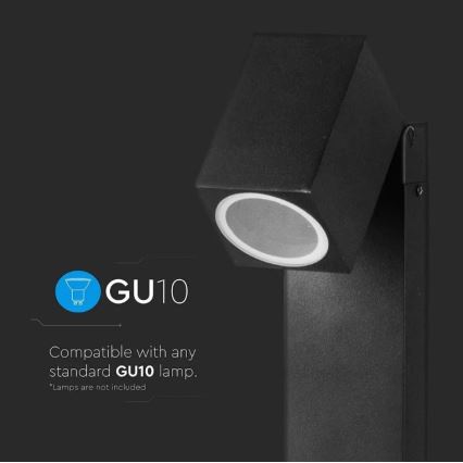Vonkajšia lampa 1xGU10/35W/230V IP44