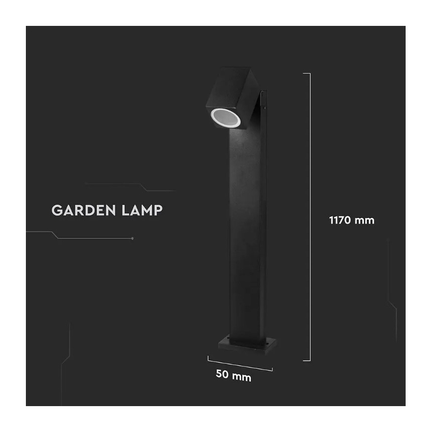 Vonkajšia lampa 1xGU10/35W/230V IP44