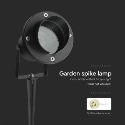 Vonkajšia lampa 1xGU10/35W/230V IP65