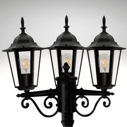 Vonkajšia lampa LIGURIA 3xE27/20W/230V IP43 2,5m