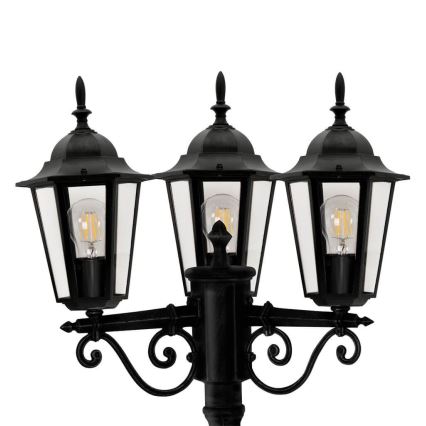 Vonkajšia lampa LIGURIA 3xE27/20W/230V IP43 2,5m