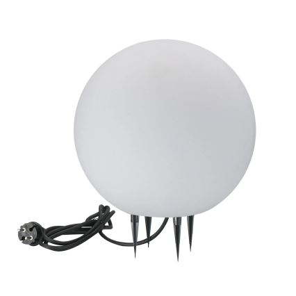Vonkajšia lampa ARGENTO 1xE27/15W/230V pr. 30 cm IP65 biela