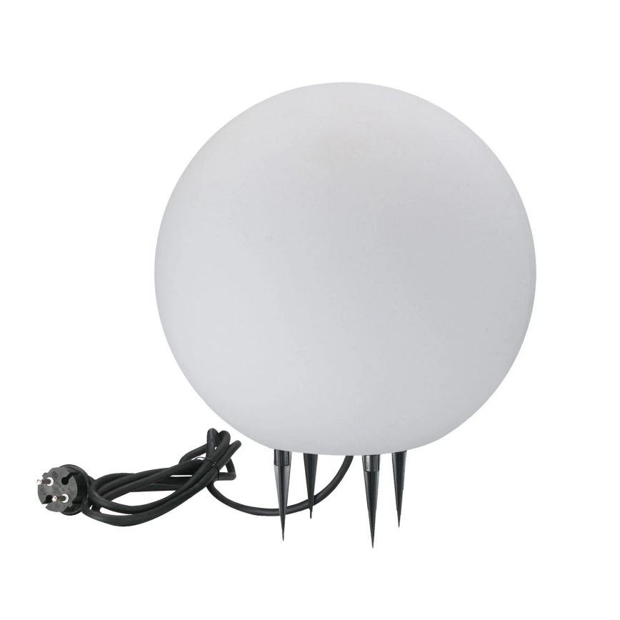 Vonkajšia lampa ARGENTO 1xE27/15W/230V pr. 30 cm IP65 biela