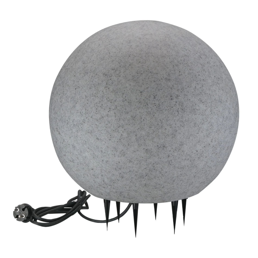 Vonkajšia lampa ARGENTO 1xE27/15W/230V pr. 40 cm IP65 šedá