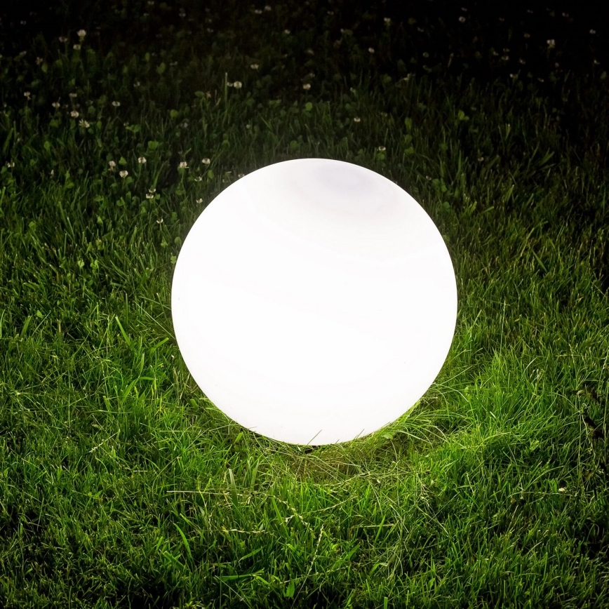 Vonkajšia lampa ARGENTO 1xE27/15W/230V pr. 50 cm IP65 biela