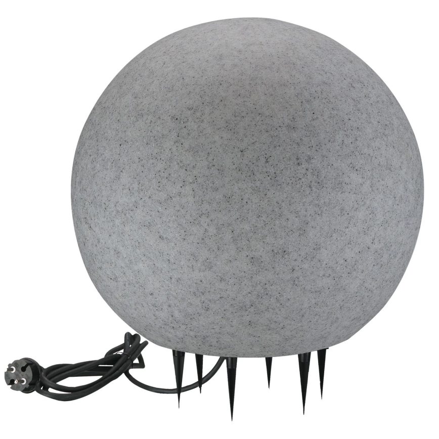 Vonkajšia lampa ARGENTO 1xE27/15W/230V pr. 50 cm IP65 šedá
